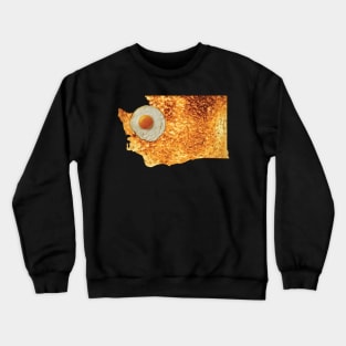 Washington Toast and Egg Brunch Seattle Crewneck Sweatshirt